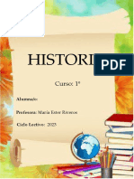 Cuadernillo Historia 1º Año 2023