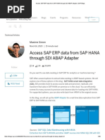 Access SAP ERP Data From SAP HANA Through SDI ABAP Adapter - SAP Blogs