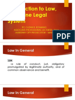 Introduction To Law, Philippine Legal System