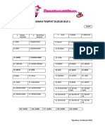 Denah Tempat Duduk Bus 1: Supir