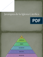 Jerarquía de La Iglesia Católica