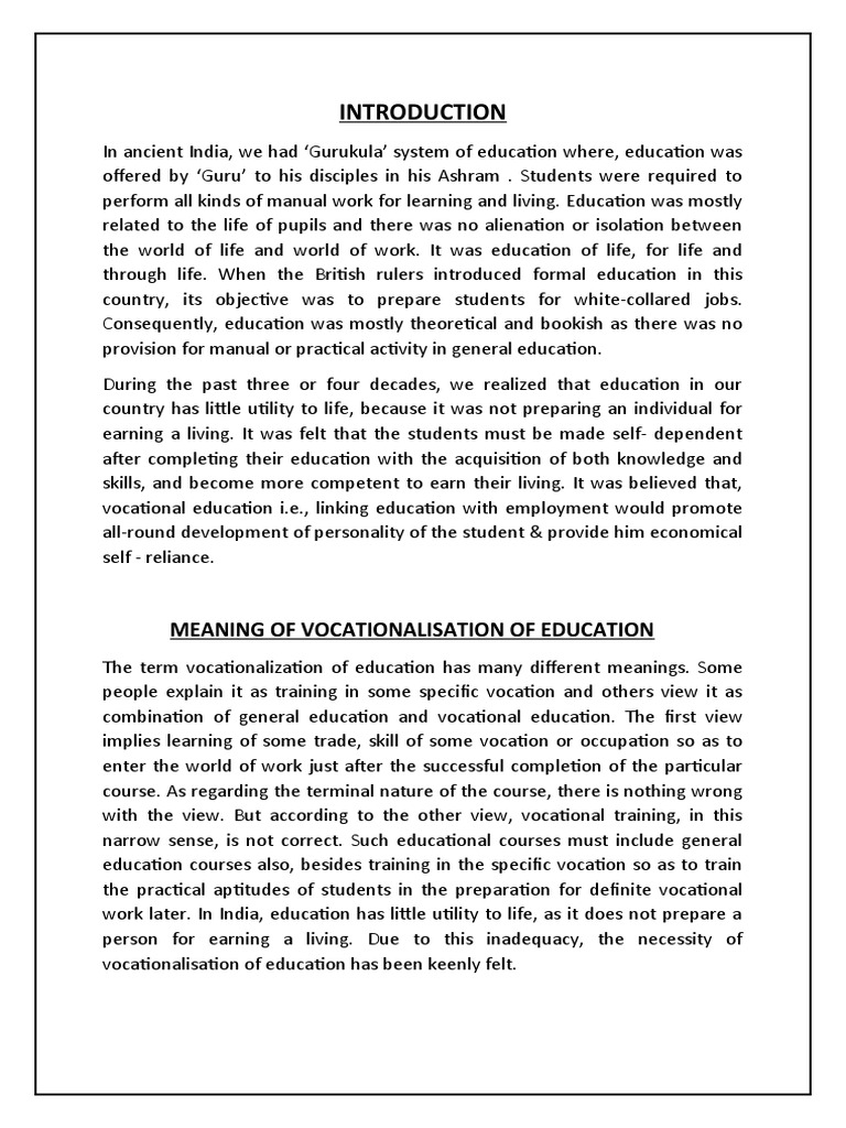 Meaning Of Vocational Nursing