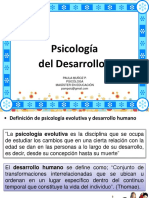 Psicología Del Desarrollo I: Paula Muñoz P. Psicóloga Magíster en Educación