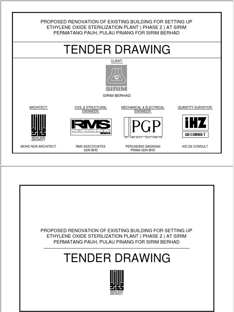 Ethylene Oxide Sterilization Plant Tender | PDF