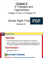 Geo CH 8 1 Right Triangles and Trigonometry