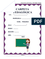 2° Grado - Carpeta Pedagógica