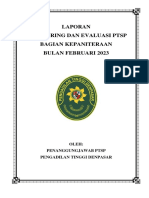 Laporan Monitoring dan Evaluasi PTSP Februari 2023