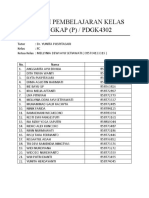 Absensi Pembelajaran Kelas Rangkap