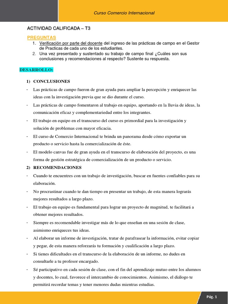 Comercio Internacional | PDF | Crecimiento personal y profesional