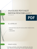 PATOLOGI PENYAKIT Peritonitis, Hernia, Apendisitis RMIK