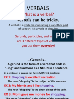 New VERBALS PPT - Gerund-Participles-Infinitives