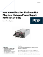 HPE 800W Flex Slot Platinum Hot Plug Low Halogen Power Supply Kit-PSN1009449980USEN