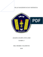 Cover Penerapan Nilai Maksimum Dan Minimum