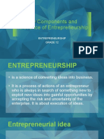 Key Components and Relevance of Entrepreneurship