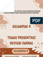 Konsep Pengendalian Strategis Dalam Manajemen Pemasaran Dalam Kaitannya Dengan Pengukuran Kinerja Pemasaran'