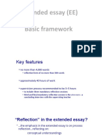 Extended Essay (EE) Basic Framework