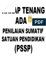 Harap Tenang PSSP