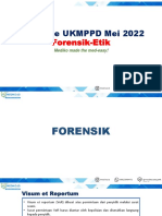 Complete UKMPPD Mei 2022: Forensik-Etik