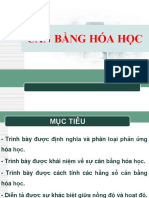 Cân Bằng Hóa Học