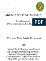 Akuntansi Pengantar 2: Dosen Pengampu: David Sulistiyantoro, S.E.,M.Acc.,Ak