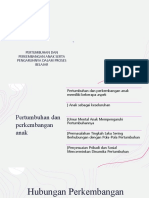 Pertumbuhan Dan Perkembangan Anak Serta Pengaruhnya Dalam Proses Belajar