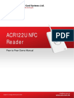 ACR122U NFC Reader Peer to Peer Demo Manual