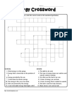 Energy Crossword 1