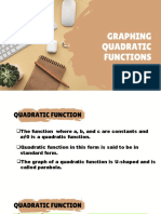 Graphing Quadratic Functions