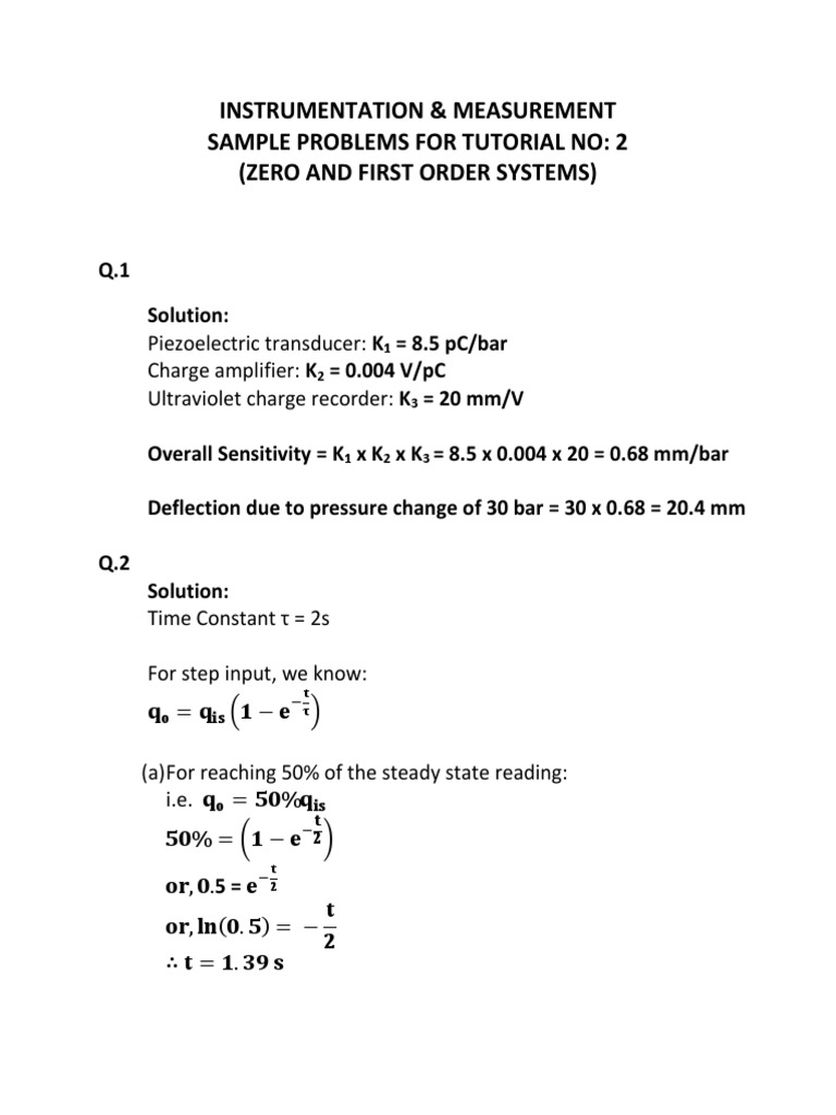 instrumentation-and-measurement-sample-problems-for-tutorial-no-2