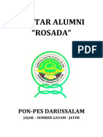 Daftar Alumni "Rosada": Pon-Pes Darussalam