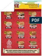 Daftar Menu Roti Cilik