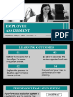 Employee Assessment: Prepared By: Gerelyn C. Peñez BSBA FM - III