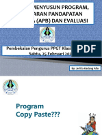 Teknik Menyusun Program, Apb, Evaluasi, Proposal