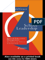 (Professor Gerald Grace, Gerald Grace) School Lead (Book4You)
