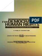 For Democracy and Human Rights Exhibit Catalogue