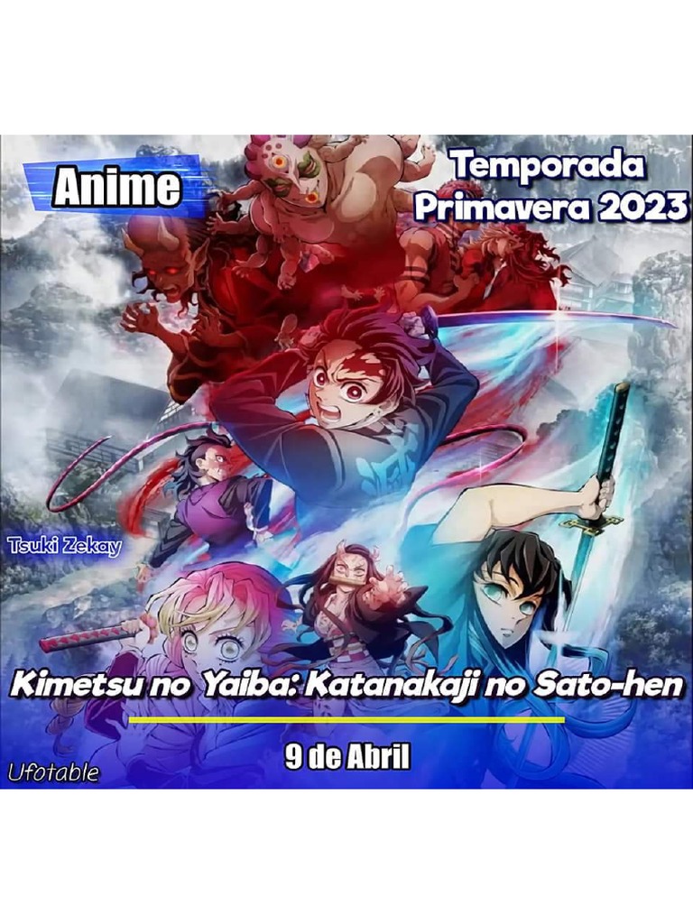 Calendario de Animes Primavera 2023 PDF