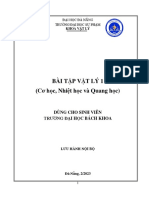 Bài Tập Vật Lý 1 (Cơ học, Nhiệt học và Quang học)