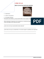Tema: Culturas Pre Incas: Las Cabezas Clavas de Chavín de Huántar