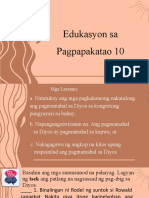 Edukasyon Sa Pagpapakatao 10