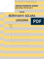 Bernyanyi Secara Unisono: Seni Budaya Kelasa VII Semester 1 Materi