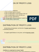 Distribution of Profit