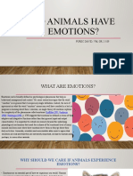 Do Animals Have Emotions?: PUREC DAVID, VM, GR.2.5.09