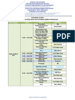 Rundown Pelantikan Rayon