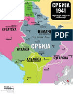 Mapa Okupacije Srbije 1941