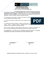 ACTA DE CONCILIACION N° 269 JIOVANNA EMPERATRIZ CARDENAS ROJAS