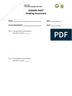 Module 1-Enabling Assessment Answer Sheet