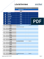 Weekly Schedule Template - Sun-Sat 30-Min Interval