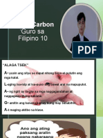 Eric A. Carbon: Guro Sa Filipino 10