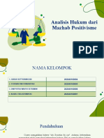 Analisis Hukum Dari Mazhab Positivisme