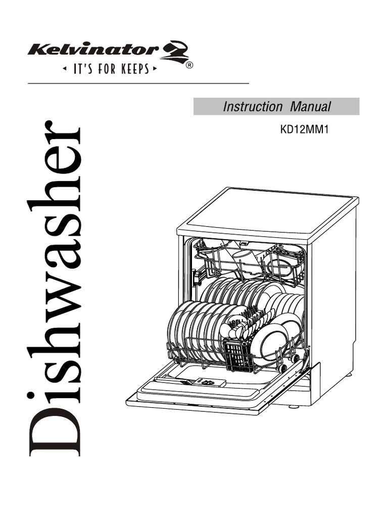 Kelvinator KD12MM1 Dishwasher PDF Dishwasher Ac Power Plugs And
